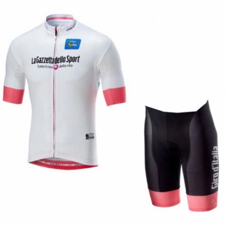 Combinaison Cycliste Blanc + Cuissard 2018 Tour d'Italie